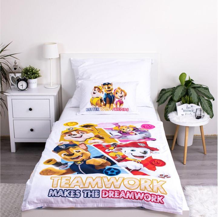 Actual product image Jerry Kinderbettwäsche Paw Patrol PP498 100 x 135 cm + 40 x 60 cm