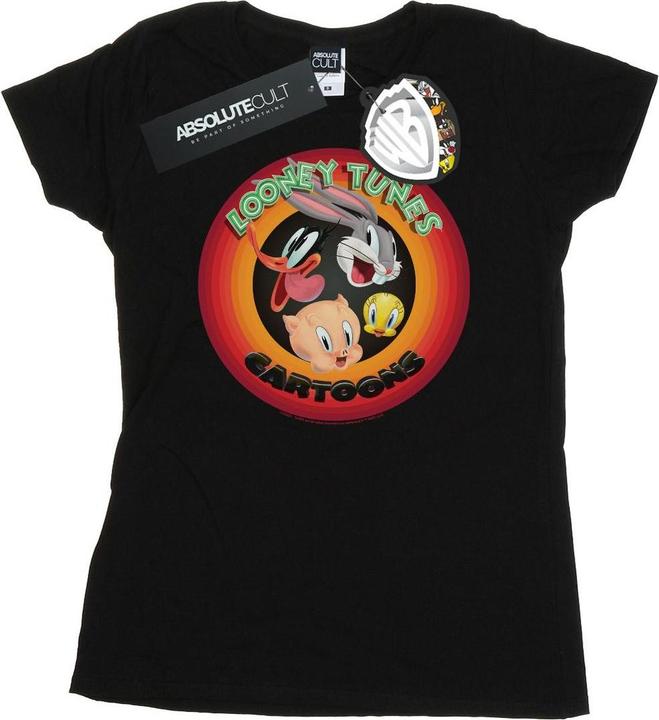 Looney Tunes Cartoons Circle TShirt (S)