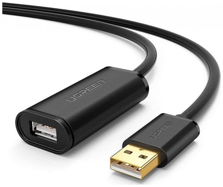 Produktbild Ugreen US121 USB 2.0 Extension Cable Active 5m - Black (5 m, USB 2.0)