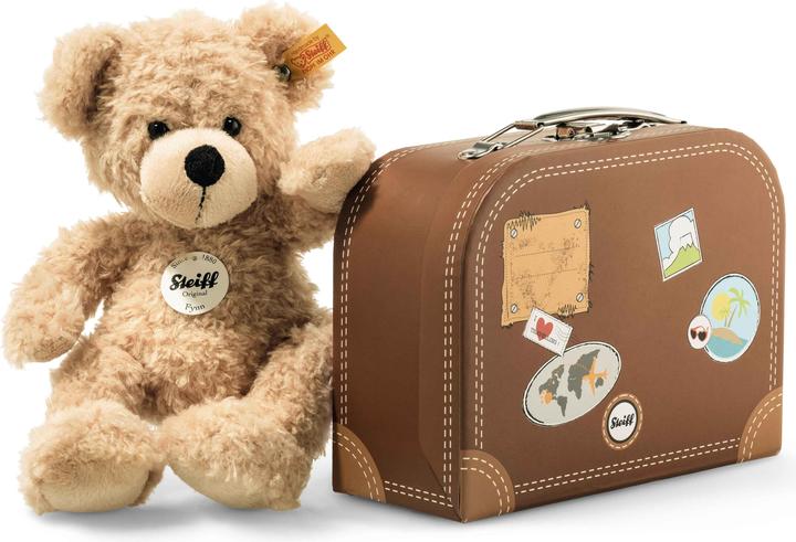 Steiff Fynn Teddy Bear dans sa valise (28 cm)