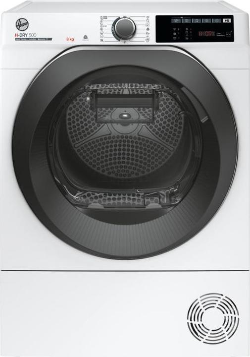 Hoover H-DRY 500 NDE H8A3TCBEXS-S tumble dryer Free installation Front loading 8 kg A++ B (8 kg, Left)