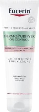 Actual product image Eucerin DermoPurifyer Triple Effect Cleanser Gel for Blemishes and Post Acne Marks 150ml (Gel, 150 ml)
