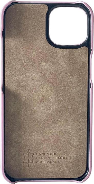 Image du produit Mike Galeli Couverture rigide en cuir véritable Lenny rose (Apple iPhone 14)