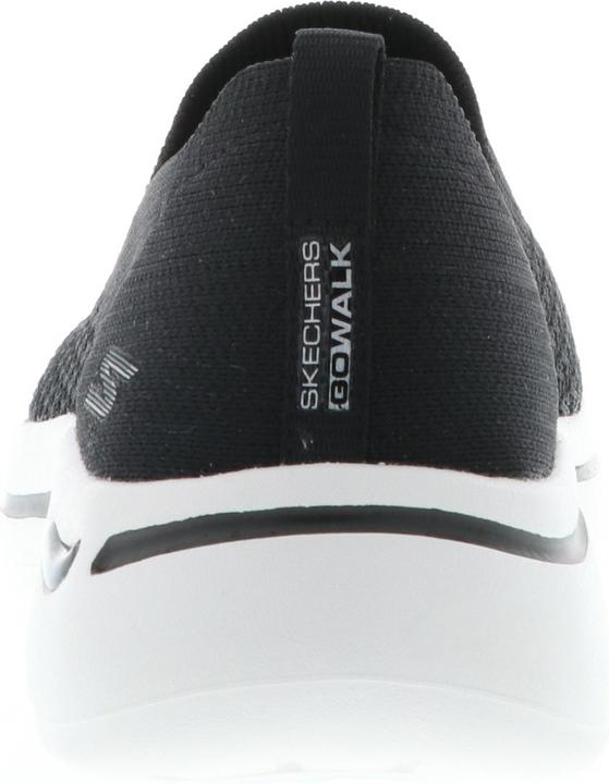 Produktbild Skechers 124418/BKW Go Walk Arch Fit-Delora Damen Sneaker Slipper Turnschuhe Low-Cut schwarz/weiss (39)
