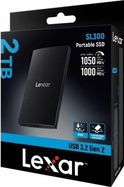 Image du produit Lexar SL300 Portable SSD 2TB (2 To)