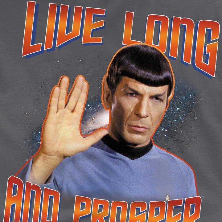 Immagine prodotto Star Trek: The Original Series Live Long and Prosper Maglietta Spock Uomo (XL)