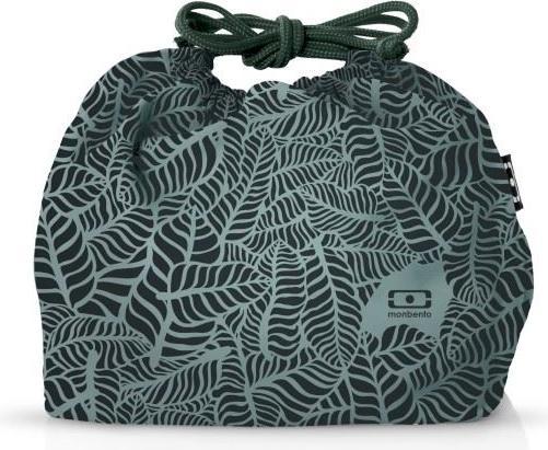 Actual product image Monbento Lunch Bag MB Pochette M Jungle - Polyester Bento Bag - Perfect for Office/Meal Prep/S