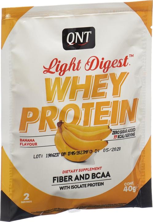 Actual product image QNT Light Digest Whey Protein (Banana, 1 pcs., 40 g)
