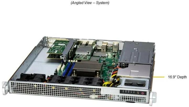 Produktbild Supermicro Barebone SuperServer SYS-111AD-WRN2, Prozessorfamilie