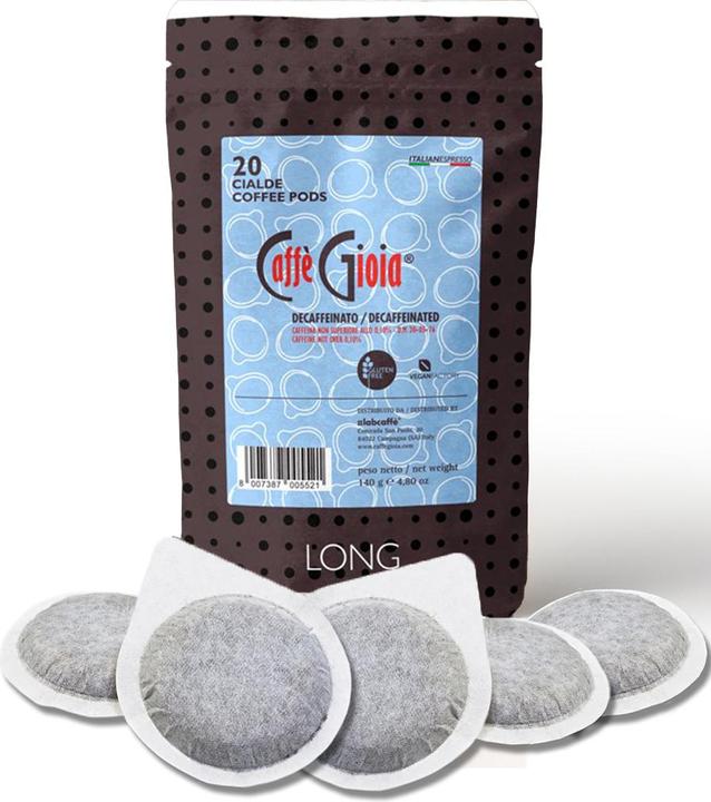 Image du produit Caffè Gioia Dosettes de café décaféiné Lungo (20 sachets de dosettes) (20 x Port.)