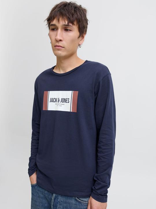 Produktbild Jack & Jones Logo Langarm-T-Shirt Langarm-T-Shirt (S)