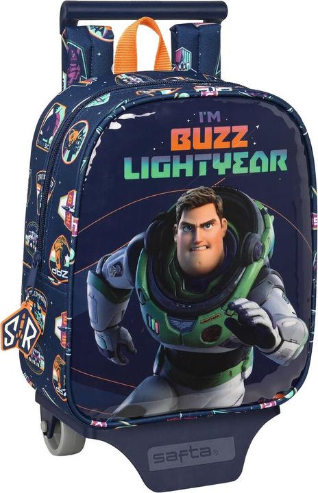 Actual product image Mattel School rucksack with wheels Buzz Lightyear Navy blue (22 x 27 x 10 cm)