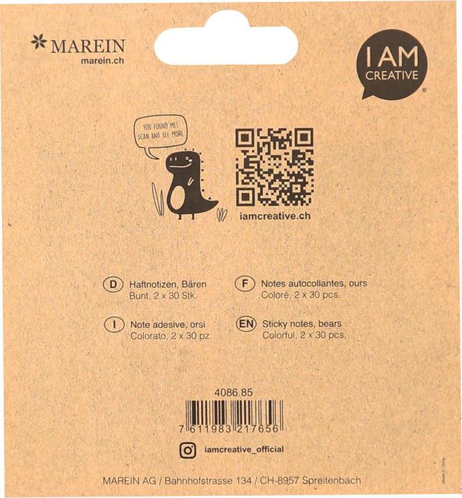 Immagine prodotto I Am Creative Note adesive (5,5 x 9,5 cm)