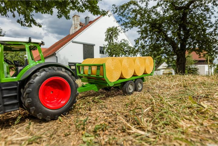 Actual product image Carson Model sport 1:16 hay wagon for RC tractor green 1:16 trailer