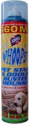 MGA 2 Pack Xanto Vamoosh Pet Stain & Odour ) Mousse 600ml Carpets & Upholstestery