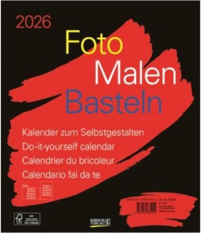 Produktbild Bastelkalender Foto Malen Basteln (30 x 35 cm, Harter Einband, Deutsch)