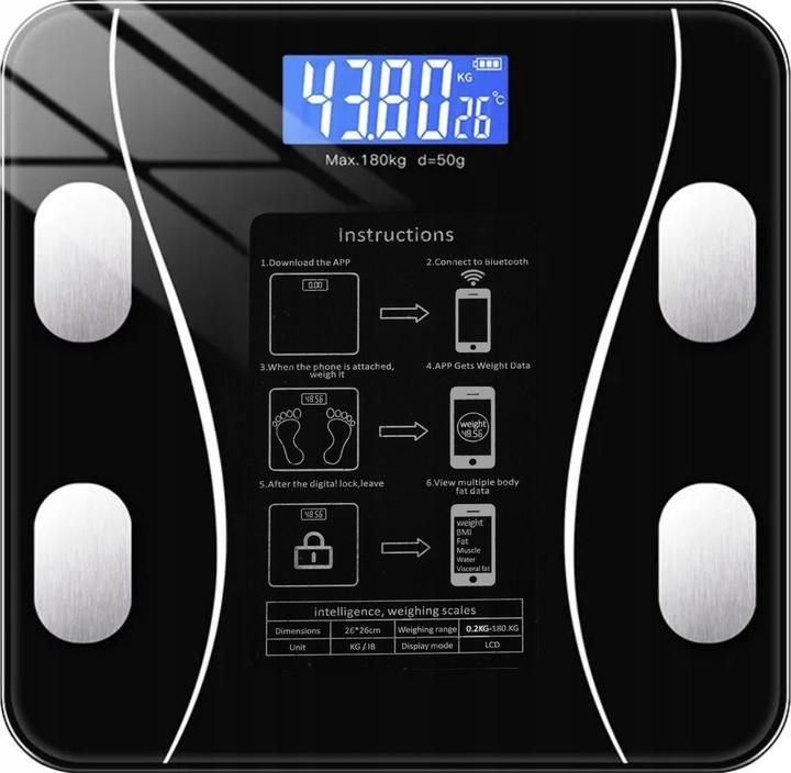 Produktbild Ruhhy Intelligente Personenwaage (180 kg)