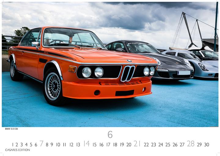 Produktbild BMW Classic Cars 2026 L 35x50cm (35 x 50 cm, Deutsch)