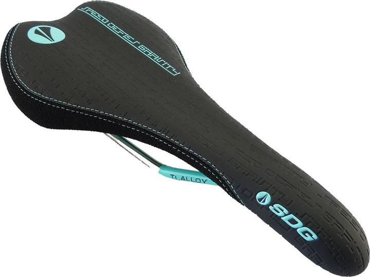 Sdg Circuit MTN Sattel, Ti-Alloy 7x7mm, black/teal