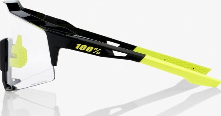Actual product image 100% Speedcraft Tall (Gloss Black, Photochromic)