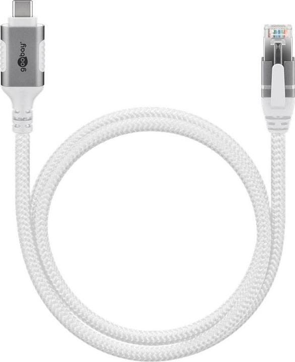 Actual product image Goobay Ethernet cable USB-C 3.1 to RJ45, 7.5 m (Ethernet, RJ45 (1x))