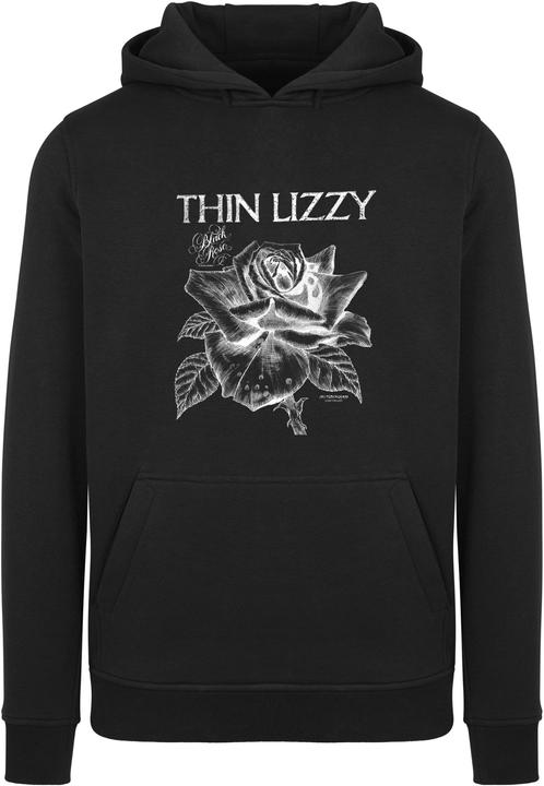 Immagine prodotto Merchcode Thin Lizzy - Felpa con cappuccio TL Blackrose Heavy - 112115 (M)