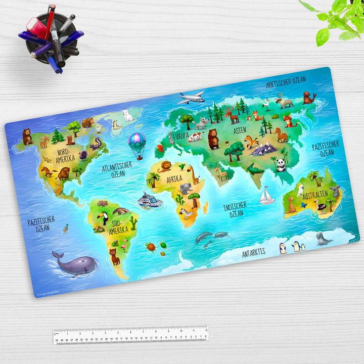 Immagine prodotto CoverYourDesk Mappa del mondo (74 x 40 cm)