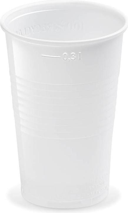 Produktbild Wimex.eu Trinkbecher (PP) weiss 78mm 0,3L - 100 Stück (100 x)