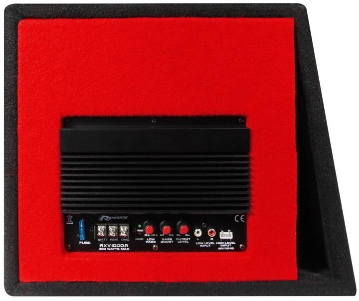 Produktbild Renegade Auto Subwoofer aktiv 25 cm (10") Aktiv Bassreflex System (400 W)