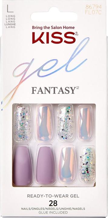 KISS Nails - Gel Fantasy Nails Rainbow Rings (Artificial nails)