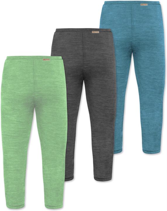 Immagine prodotto Normani Confezione da 3 pantaloni baby merino con piedini - 9543 (62)