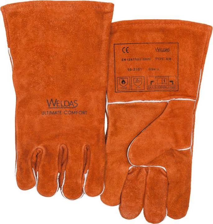 Elmag 5-Finger-Schweisserhandschuhe WELDAS 10-2101 XL (XL)