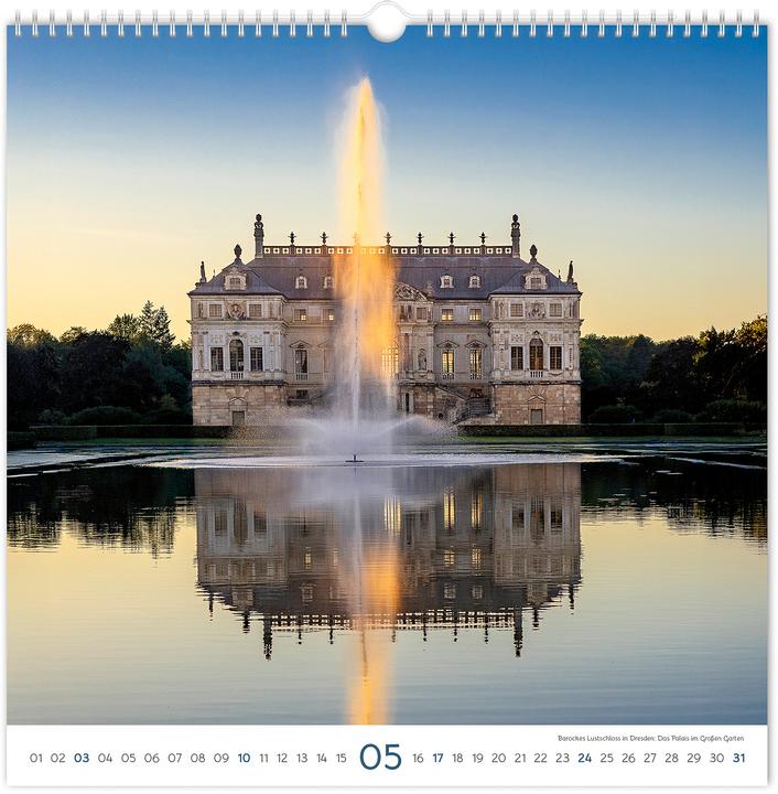 Produktbild Kalender Burgen und Schlsser Sachsen 2026 (30 x 30 cm, Deutsch)