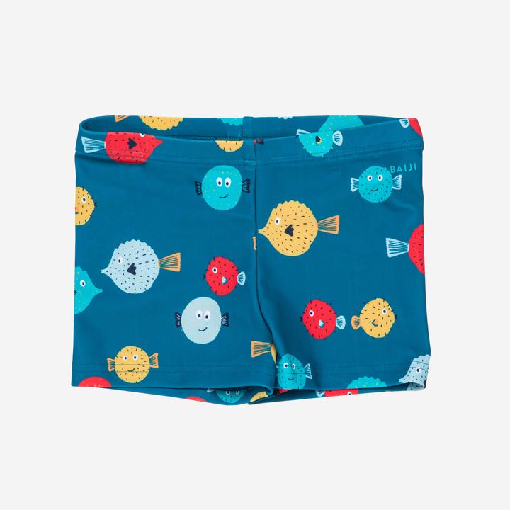 Actual product image Nabaiji Badehose Boxer Baby/Kinder - Titou Plouf dunkelblau (76, 78)