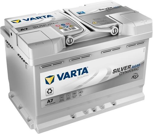 Image du produit Varta Silver Dynamic AGM A7 (12 V, 70 Ah, 760 A)