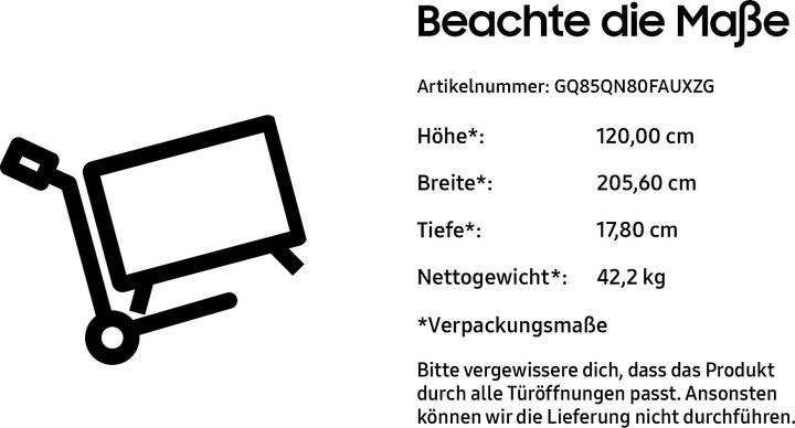 Produktbild Samsung 85" Neo QLED QN80F 4K Vision AI Smart TV (2025) (85", NeoQLED, 4K, 2025)