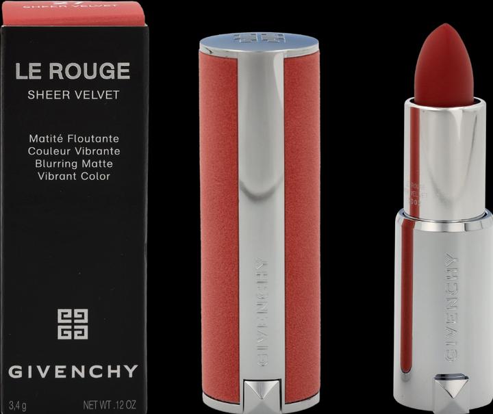 Actual product image Givenchy Le Rouge Sheer Velvet Matte Refillable Lipstick (027)