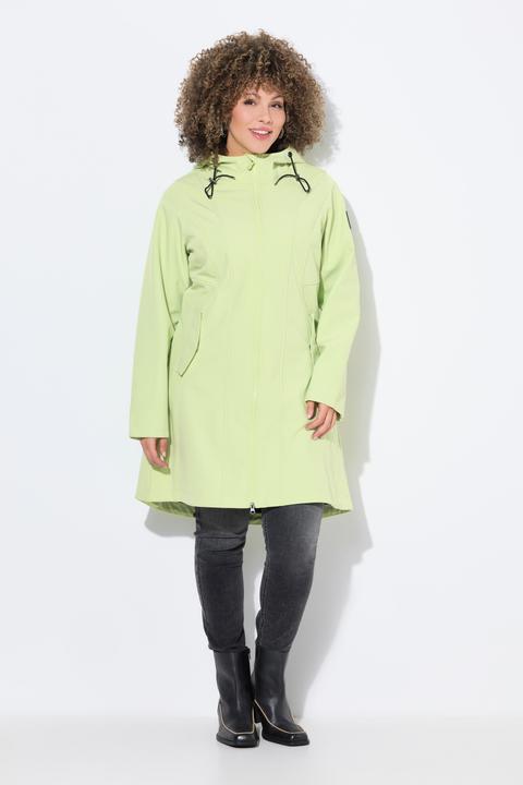 Produktbild Ulla Popken HYPRAR Softshelljacke, wasserabweisend, 2-Wege-Zipper (46, 48)