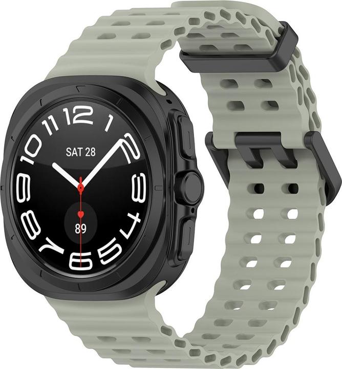 Techsuit - Watchband (W062) - Samsung Galaxy Watch Ultra 47mm - Light Green (Silicone)