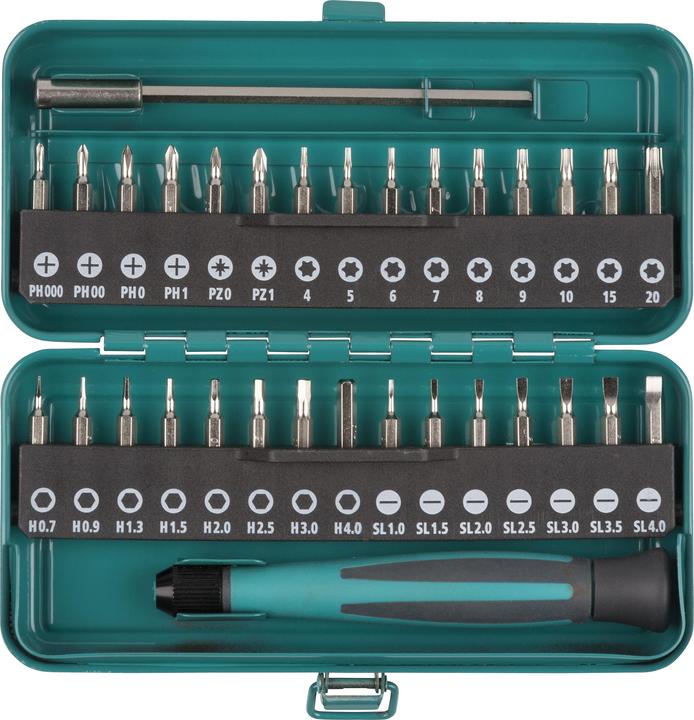 Produktbild wolfcraft wolfcraft 1 Micro Bit-Box Solid 32-tlg. (Kreuz Phillips PH M1, Innensechsrund TX M5, Kreuz Phillips PH M0, Kreuz Pozidriv PZ M1, Innensechsrund TX M10, Innensechsrund TX M15, Innensechsrund TX M20, Kreuz Phillips PH M000, Kreuz Phillips PH M00, Kreuz Pozidriv PZ M0, Innensechsrund TX M4, Innensechsrund TX M6, Innensechsrund TX M7)