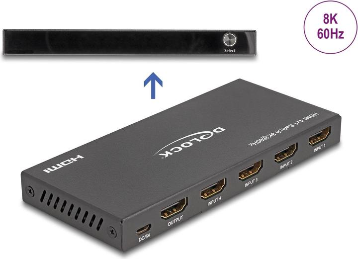 Immagine prodotto Delock Commutatore HDMI 4 x HDMI in a 1 x HD