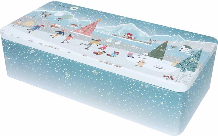 Actual product image Birkmann Winter Wonderland XXL biscuit tin 40 cm x 20 cm x 9 cm