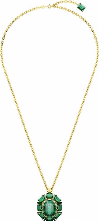 Produktbild Swarovski Millenia Halskette Verschiedene Schliffe Grün Gold (Metall mit Goldlegierungsschicht, 80 cm)