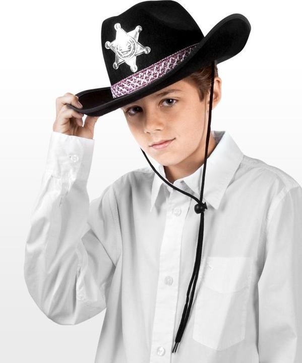 Image du produit Boland Chapeau de shérif pour enfants noir