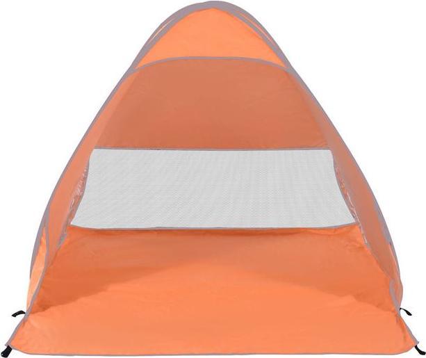 Produktbild Swisshandel24 Strandmuschel Strandzelt Wurfzelt Pop Up Zelt Campingzelt Automatisch Orange (Wurfzelt, 0.80 kg, 2 Personen)