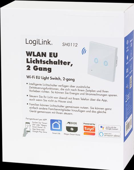 Actual product image LogiLink Smart Home Wi-Fi EU Light 2-Fold