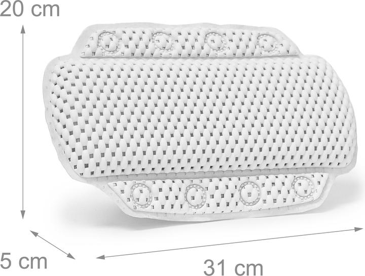Image du produit Relaxdays Coussin de nuque Baignoire (30 x 20 cm)