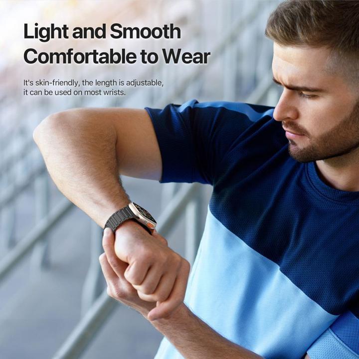 Image du produit Dux Ducis KJ Bracelet (42 mm, 45 mm, 44 mm, 49 mm, Silicone, Aimant)