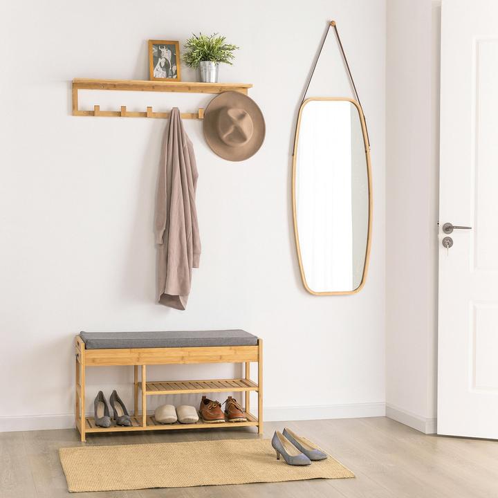 Actual product image SoBuy Wall coat rack with 6 coat hooks