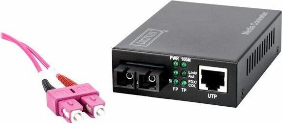 Produktbild Digitus DN-82020-1 - Medienkonverter - 100Mb LAN - 10Base-T